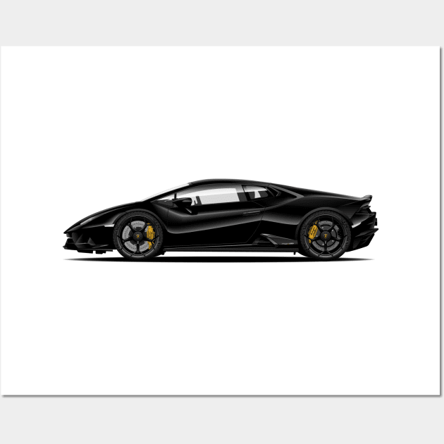 Huracan Evo Wall Art by icemanmsc